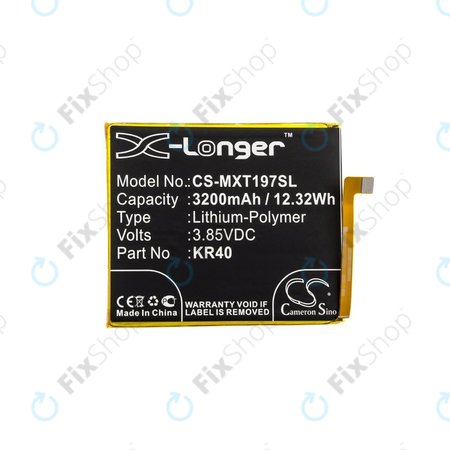 Motorola One Vision - Batterie KR40 3200mAh HQ