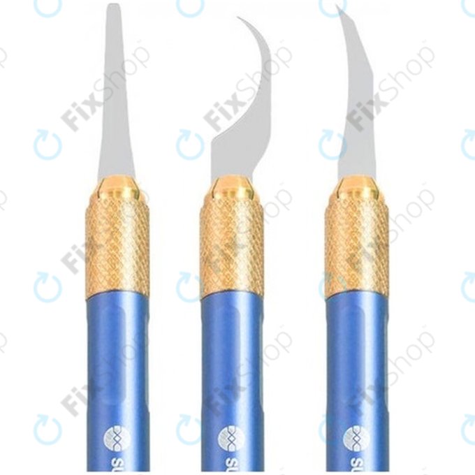 Sunshine SS-101F - Couteau de décollement de colle + ensemble avec lame