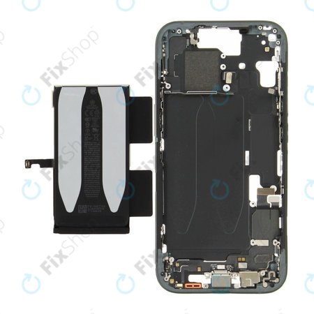 Cadre central avec batterie pour iPhone 15 | Black | ZD076-00669 | Genuine Apple