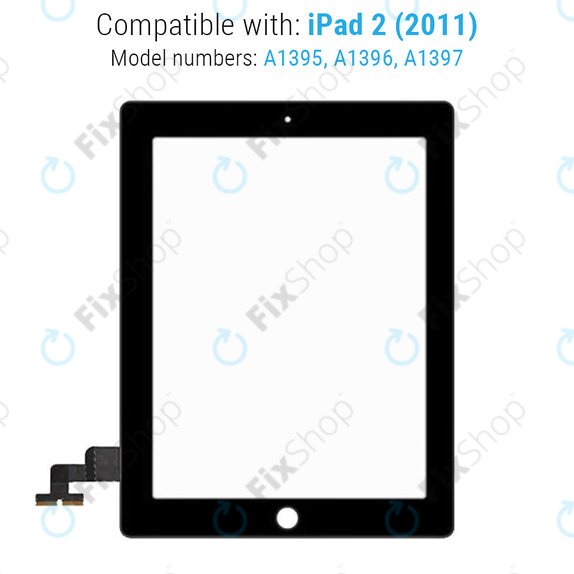 Tactile pour iPad 2, Black
