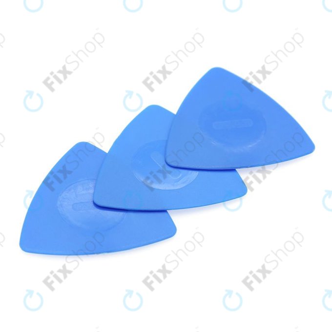 Outil de démontage du médiator de guitare bleu