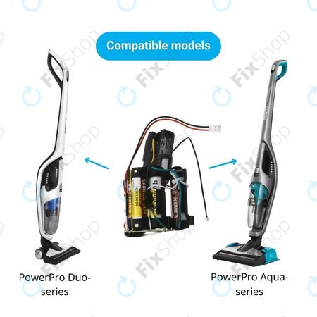 Philips PowerPro Aqua, Duo - Batterie 300003446961, 69-2008-009-211, 69-2008-009-201 Li-Ion 25.2V 2000mAh HQ