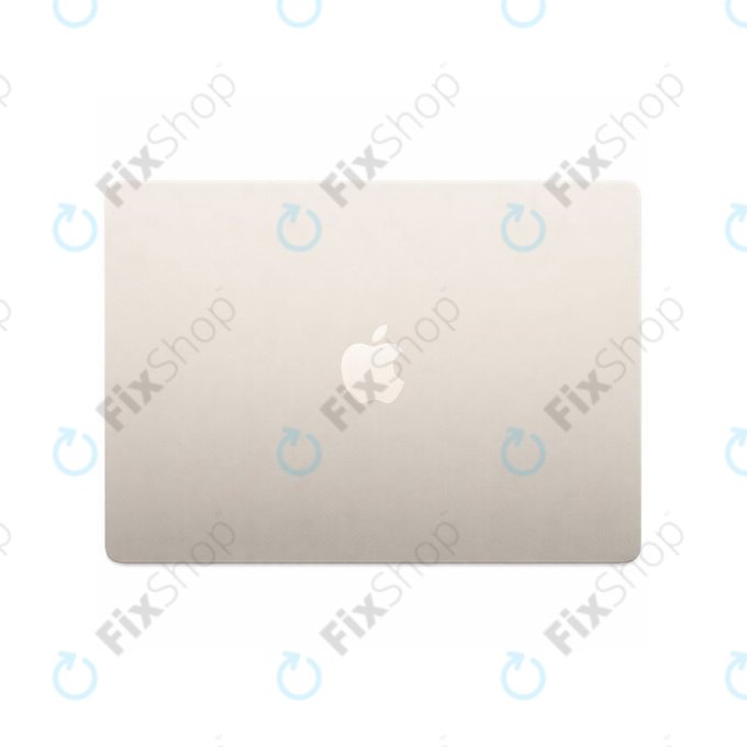 Écran LCD pour MacBook Air 13", A3113 (2024), avec vitre avant et couvercl, Starlight, 661-40280, Genuine Apple