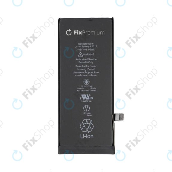 Batterie pour iPhone SE (2nd Gen 2020), 1821mAh, FixPremium