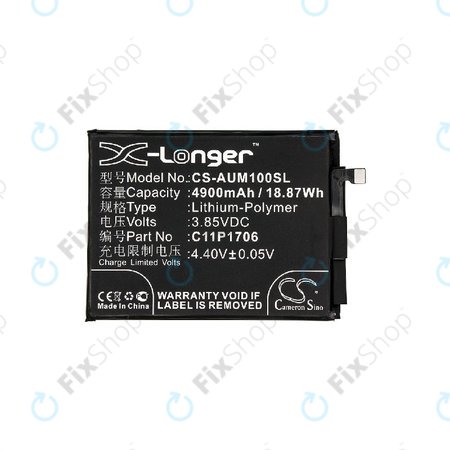 Batterie pour Asus Zenfone Max Pro M1 ZB602KL, 4900mAh, Li-Pol, 3.85V, 0B200-02870200, HQ