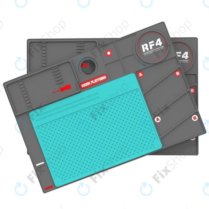 Refox RF4 Plate-forme de travail - Tapis antistatique résistant à la chaleur ESD