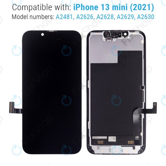 Apple iPhone 13 Mini - Écran LCD + Écran Tactile + Cadre Refurbished