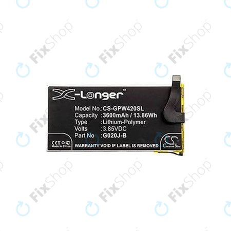 Google Pixel 4 XL - Batterie G020J-B 3600mAh HQ