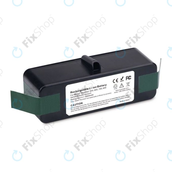 iRobot Roomba 600, 800, 900-series - Batterie 4502233, 4374392, 2130LI Li-Ion 14.8V 5800mAh