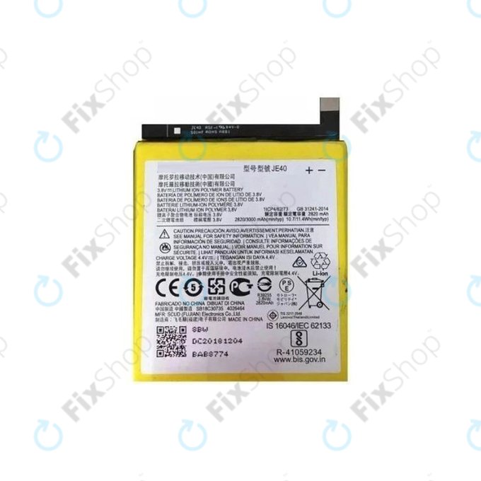 Motorola One (P30 Play) XT1941, G7 Play XT1952 - Batterie JE40 3000mAh