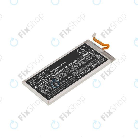 Batterie pour LG G7 ThinQ, Xpression Plus 2, 2900mAh, Li-Pol, 3.85 V, BL-T39, HQ