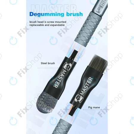 Mechanic - Brosse en acier pour PCB/BGA pour nettoyer les pads IC et enlever la colle