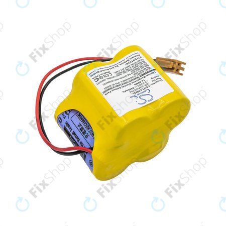 Batterie pour Fanuc 18-T Series Programmable Logic, 2400mAh, Li-MnO2, 6V, BR-2/3AGCT4A, HQ