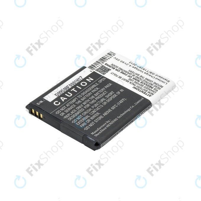 Batterie pour Acer Liquid Z200, BAT-311, Li-ion, 3.7V, 1200mAh, HQ
