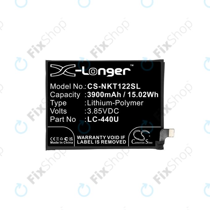 Nokia 5.3 - Batterie LC-440U 3900mAh HQ