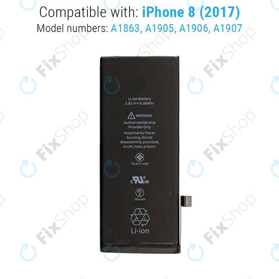 Apple iPhone 8 - Batterie 1821mAh Service Pack