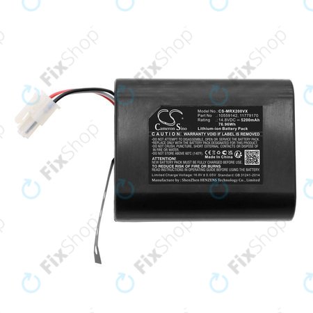 Batterie pour Miele Scout RX2, RX3, 5200mAh, Li-Ion, 14.8V, 10559142, HQ
