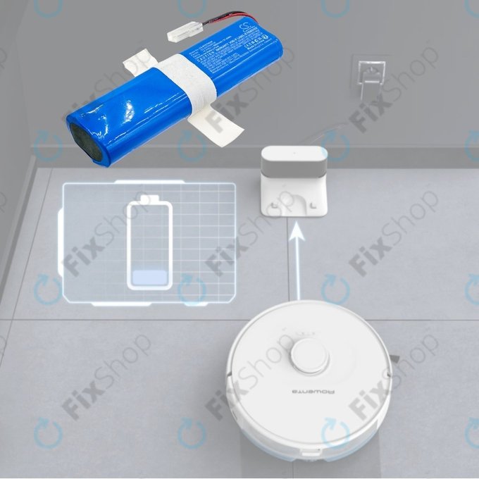 Rowenta X-PLORER S75s, S75s+ - Batterie SS-2230002528 Li-Ion 14.4V 2600mAh HQ