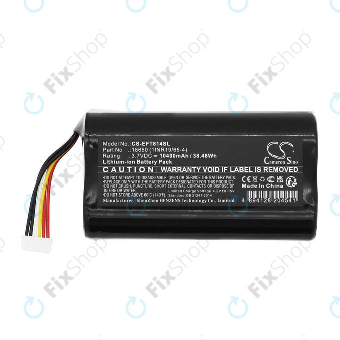Batterie pour Eufy Cam 2 Pro, T8140r, 10400mAh, Li-Ion, 3.7V, 18650 (1INR19/66-4), HQ