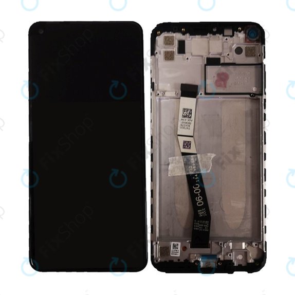 Xiaomi Redmi Note 9 - Écran LCD + Ecran Tactile + Cadre (Gris Minuit) - 560003J15S00, 560009J15S00 Genuine Service Pack