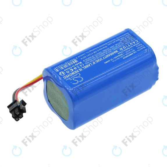 Batterie pour Samsung PowerBot VR05R5050WK, Midea i5, i9 EYE, 2600mAh, Li-Ion, 14.4V, BP14435A, HQ