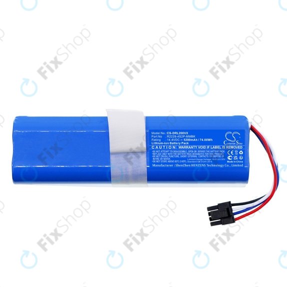 Xiaomi Dreame Bot L10s Ultra Gen2 - Batterie P2150-4S2P-KLYEV, R2228-4S2P-MMBK 14.4V Li-Ion 5200mAh HQ