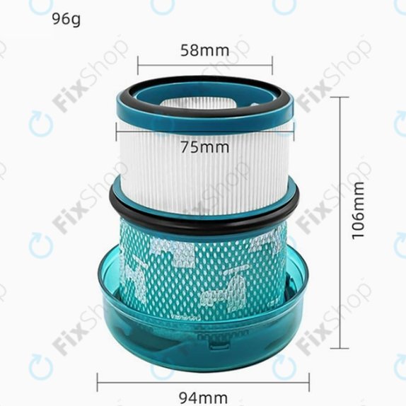 Filtre HEPA, 2 pièces pour Dyson V16