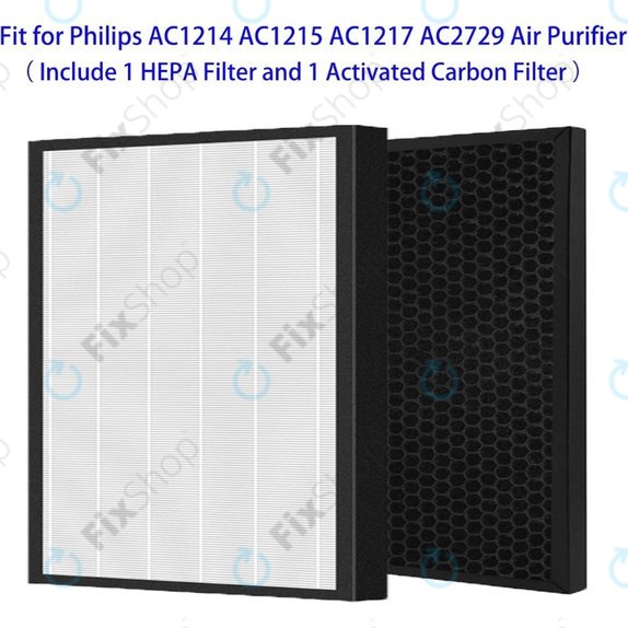 Philips 1000-series, 1000i-series, AC1214, AC1215, AC1217 - Ensemble de filtres (HEPA + Charbon actif)