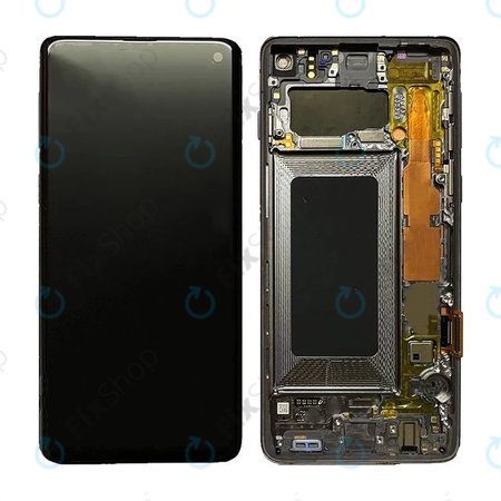Samsung Galaxy S10 G973F - Écran LCD + Écran tactile + Cadre (Prisme Noir) OLED