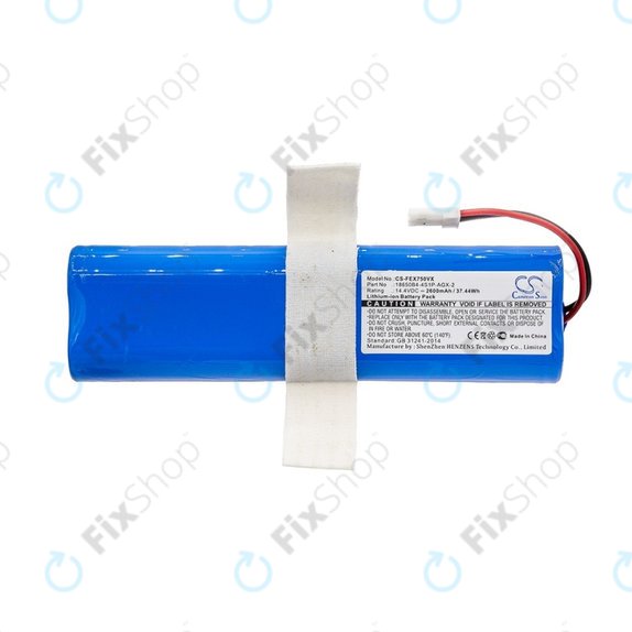 Zaco V3, V40, V5s Pro, V5x, Silvercrest SSWR A1, SSWR B1, SSR 3000 A1 - Batterie 18650B4-4S1P-AGX-2 Li-Ion 14.4V 2600mAh HQ