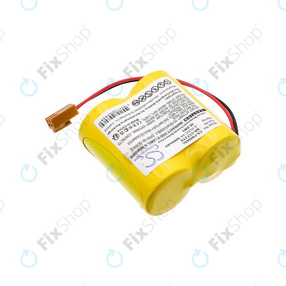 Batterie pour Cutler Hammer A06 Control, 5000mAh, Li-MnO2, 6V, A06B-0073-K001, HQ