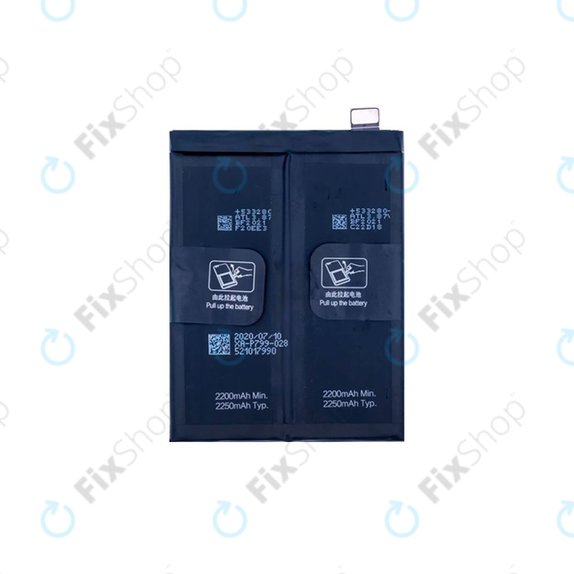 Realme GT 5G RMX2202 - Batterie BLP849 4500mAh