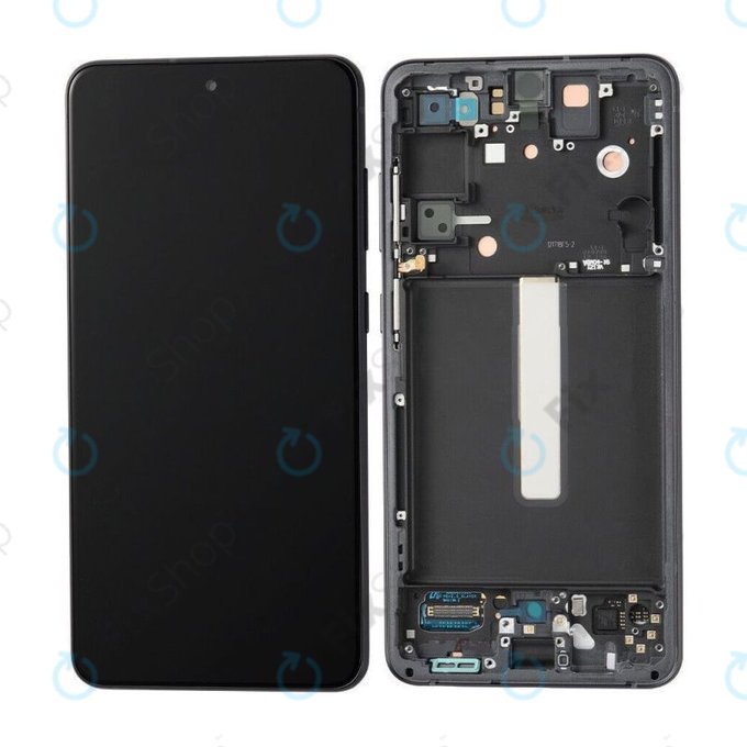 Samsung Galaxy S21 FE G990B - Écran LCD + Écran tactile + Cadre (Noir) OLED