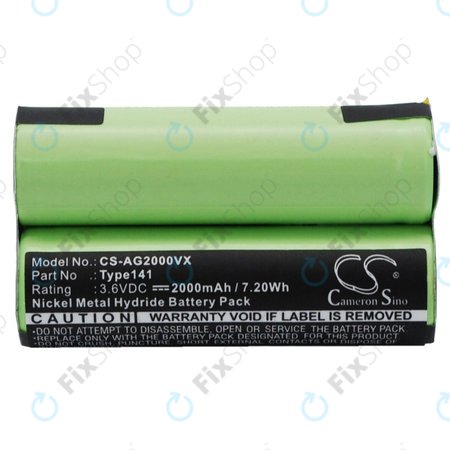 AEG Electrolux Junior 2.0 - Batterie Type141 Ni-MH 3.6V 2000mAh HQ
