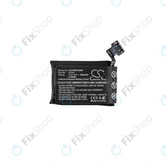 Apple Watch 3 38mm - Batterie (Version GPS) 260mAh HQ
