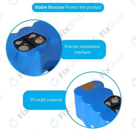 iRobot Roomba 500, 600, 700, 800, 900-series, R3, Scooba 450, Vileda 137173 - Batterie 11702, GD-Roomba-500, VAC-500NMH-33 Ni-MH 14.4V 4000mAh