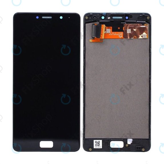 Lenovo P2 P2a42 - Écran LCD + Écran tactile + Cadre (Noir)