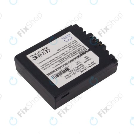 Batterie pour Panasonic DMC-FZ10, 680mAh, Li-Ion, 7.4V, CGA-S002, HQ