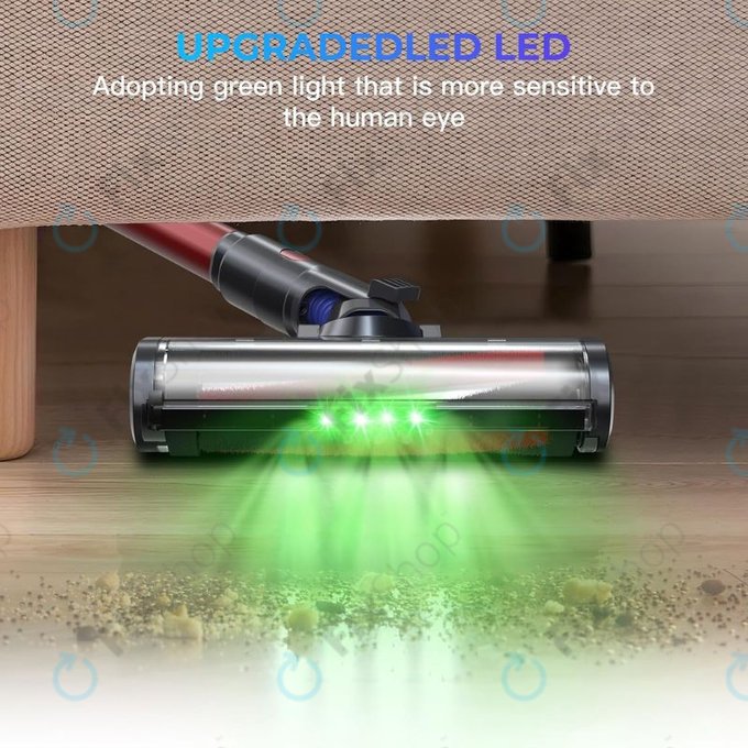 Dyson V-series, Outsize - Tete de nettoyage a rouleau souple avec lumiere LED