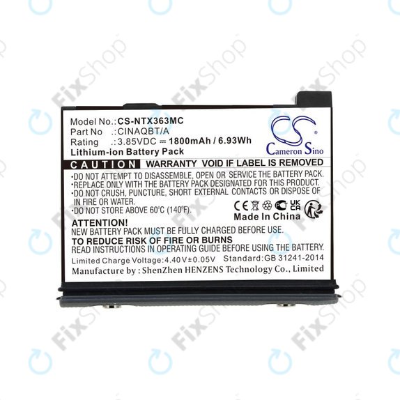 Batterie pour Insta360 One X3, 1800mAh, Li-Ion, 3.85V, CINAQBT/A, HQ