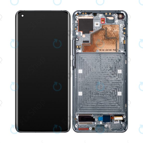 Xiaomi Mi 11 M2011K2G - Écran LCD + Ecran Tactile + Cadre (Midnight Gray) OLED