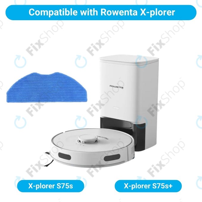 Chiffon de vadrouille, 2 pièces pour Rowenta X-plorer S75s, S75s+