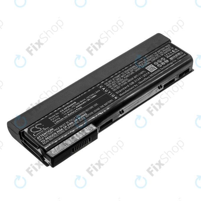 Batterie pour HP ProBook 640 G1, 650 G1, 655 G1, 645 G1, 8400mAh, Li-Ion, 10.8V, CA06XL, HQ
