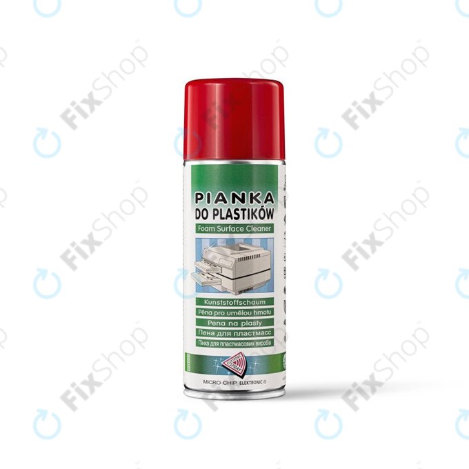 Mousse de nettoyage pour plastiques, 400 ml, spray