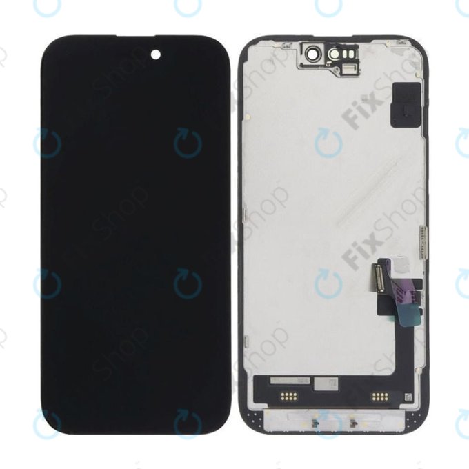 Écran Soft OLED pour iPhone 15 - Vitre tactile + Châssis, DIAGNOSTIC