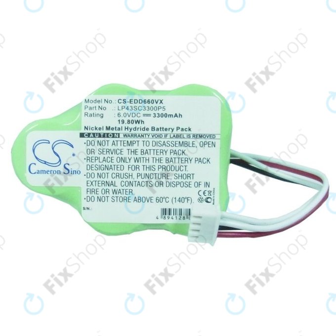 Ecovacs Deebot D-series - Batterie LP43SC3300P5 Ni-MH 6.0V 3300mAh HQ