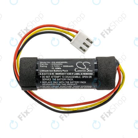 Batterie pour Harman/Kardon Onyx Studio 4, 3000mAh, Li-Ion, 3.7V, ICR22650, HQ