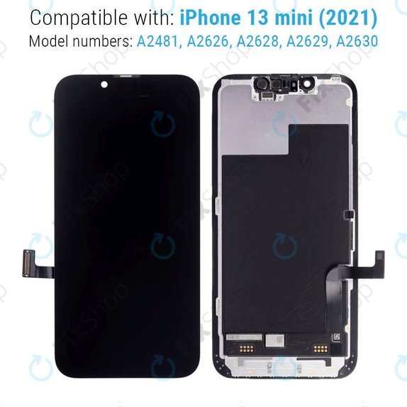 Écran Hard OLED pour iPhone 13 Mini, Tactile avec cadre, FixPremium