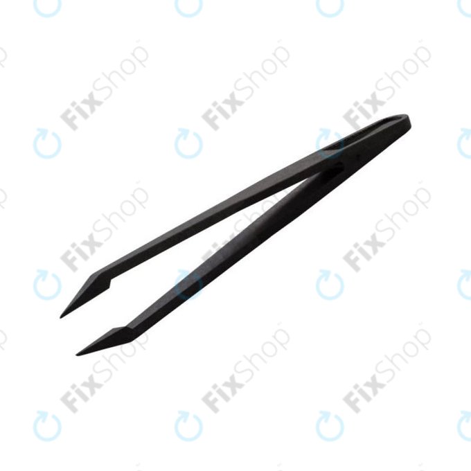 Pointe pointue de pince à épiler antistatique en plastique