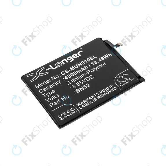 Xiaomi Redmi Note 9 Pro - Batterie BN52 4800mAh HQ